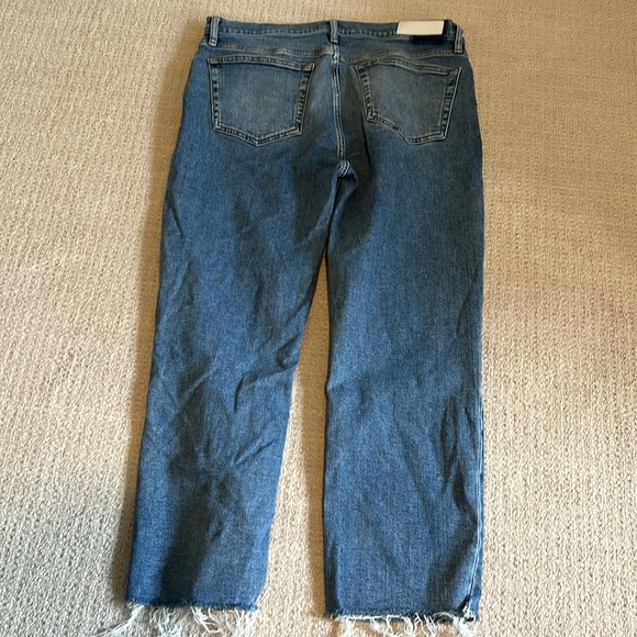 Re/done high rise stovepipe jeans, sz 31 - Picture 4 of 7